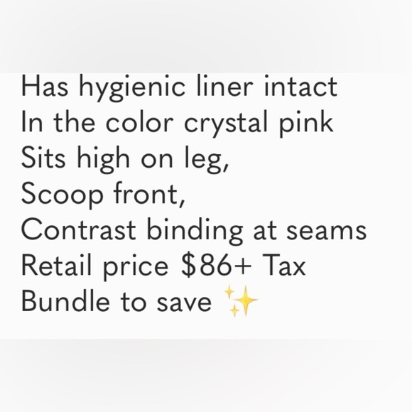 NWOT L’space Tommy Bikini Bottom Pink Retails $86‎ - Picture 9 of 10